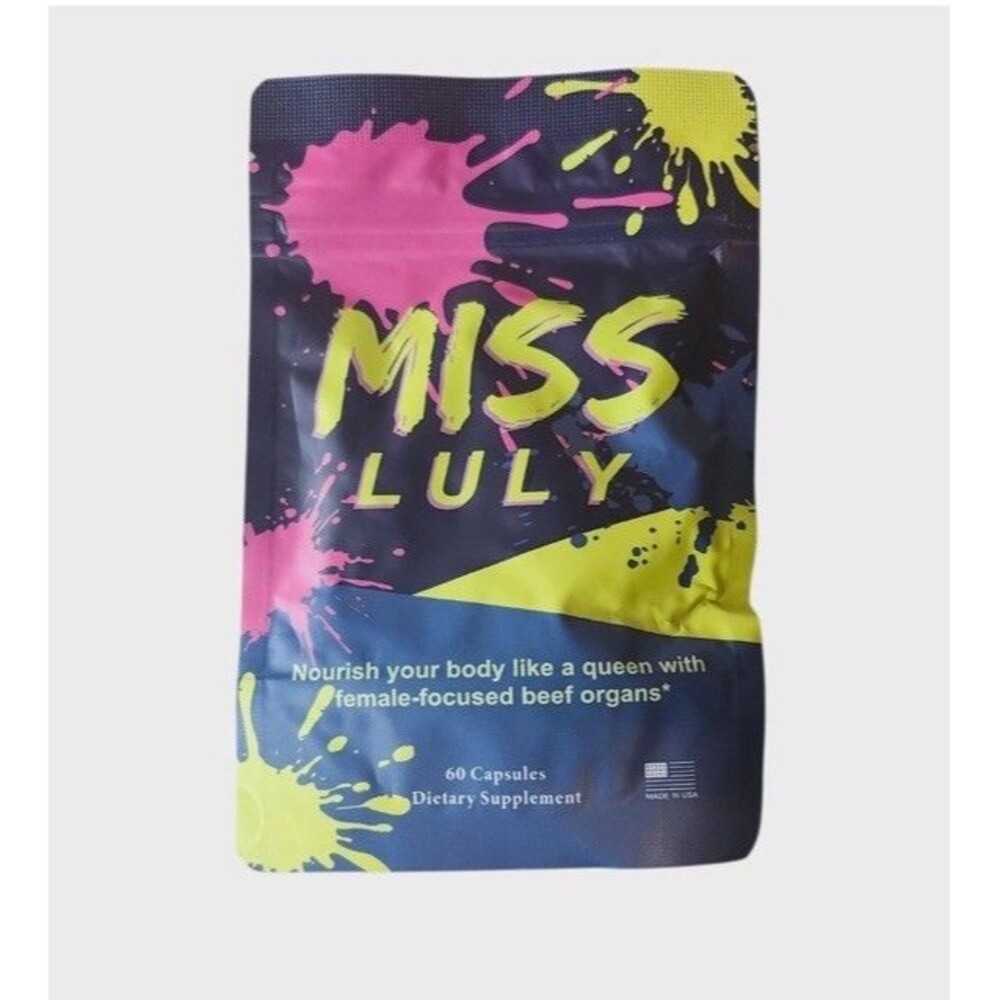 Miss Luly 60 Capsules Women Supplement Gluten Free Exp. 2027